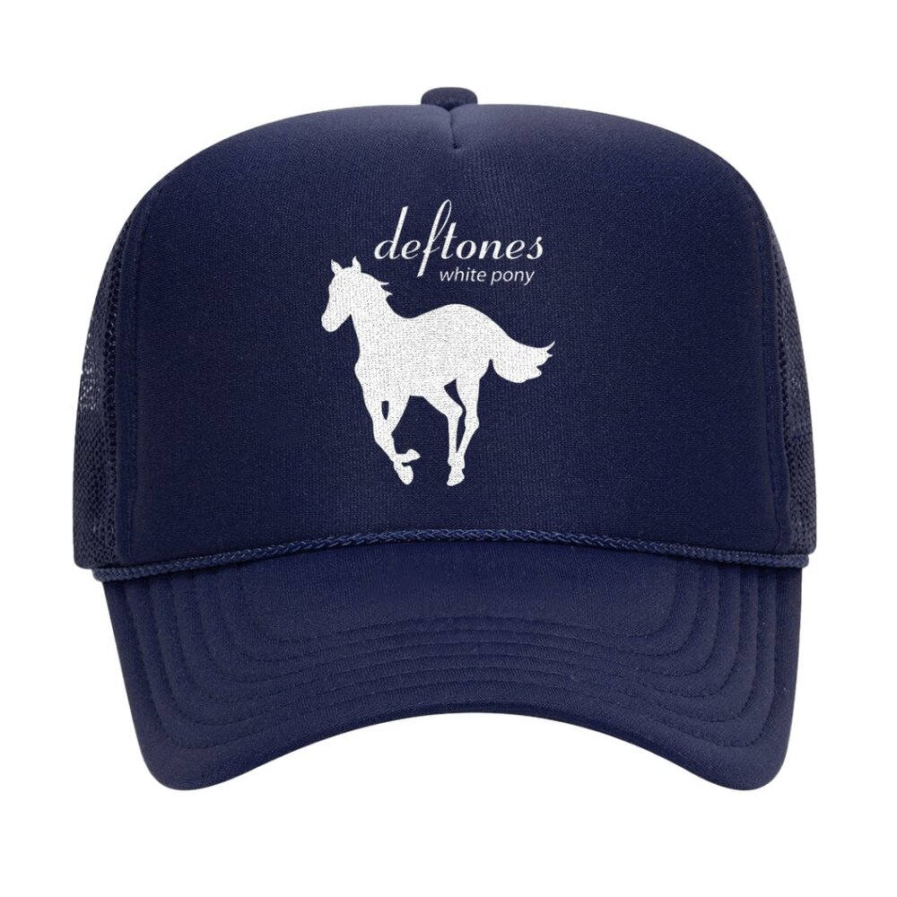 deftones white pony trucker hat